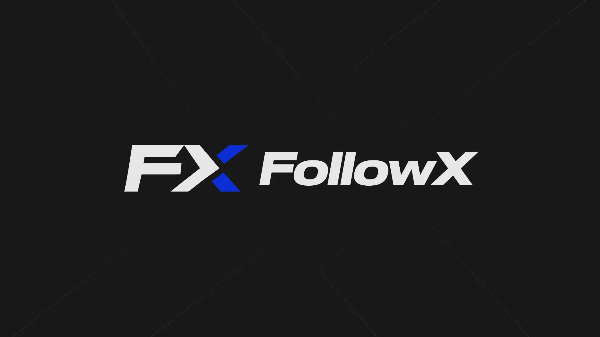 Logo FollowX V1 FUNDO PRETO