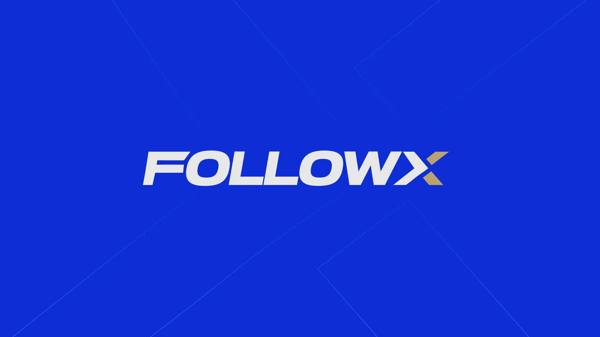 Logo FollowX V3 FUNDO AZUL